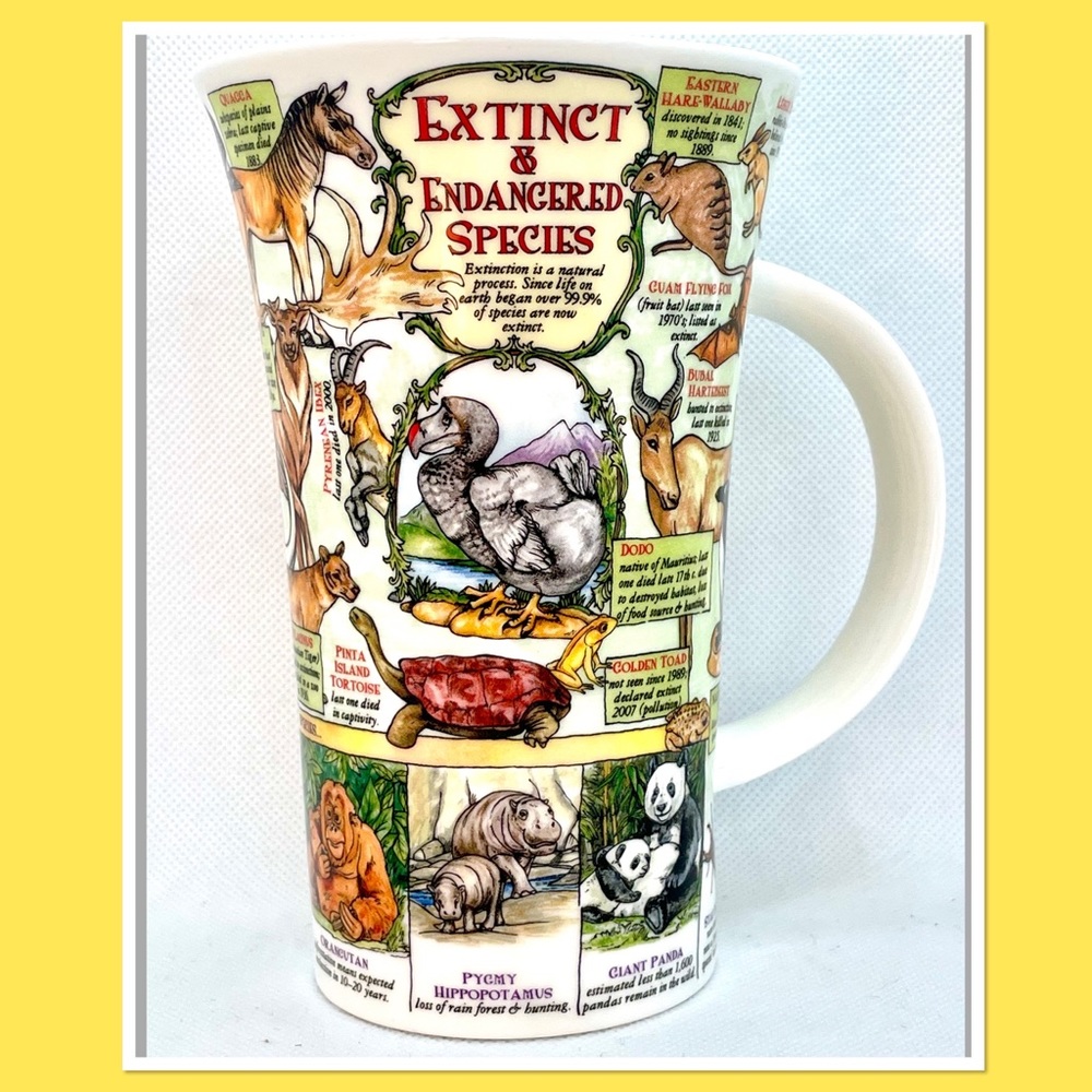 Dunoon Tall Mug Endangered Animals